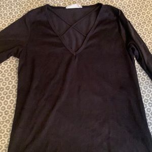 Blake suede cross top